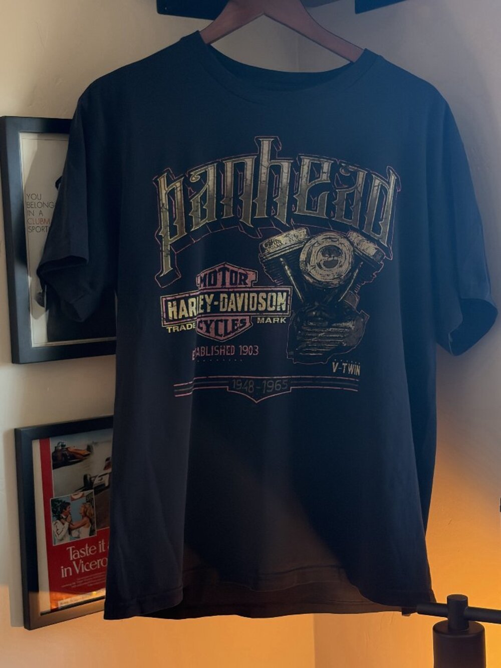 Harley-Davidson Motor V-Twin Graphic Tee Black